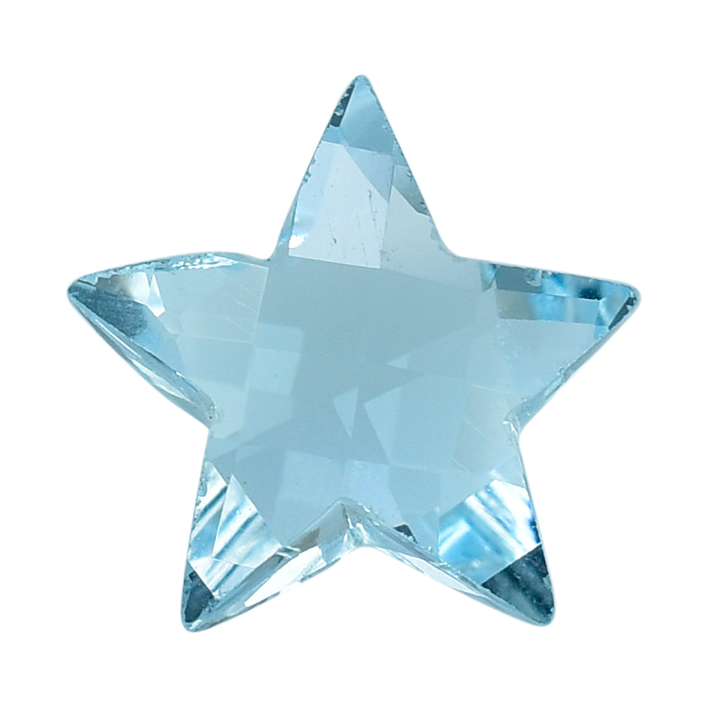 SKY BLUE TOPAZ BRIOLETTE STAR 8MM 1.56 Cts.