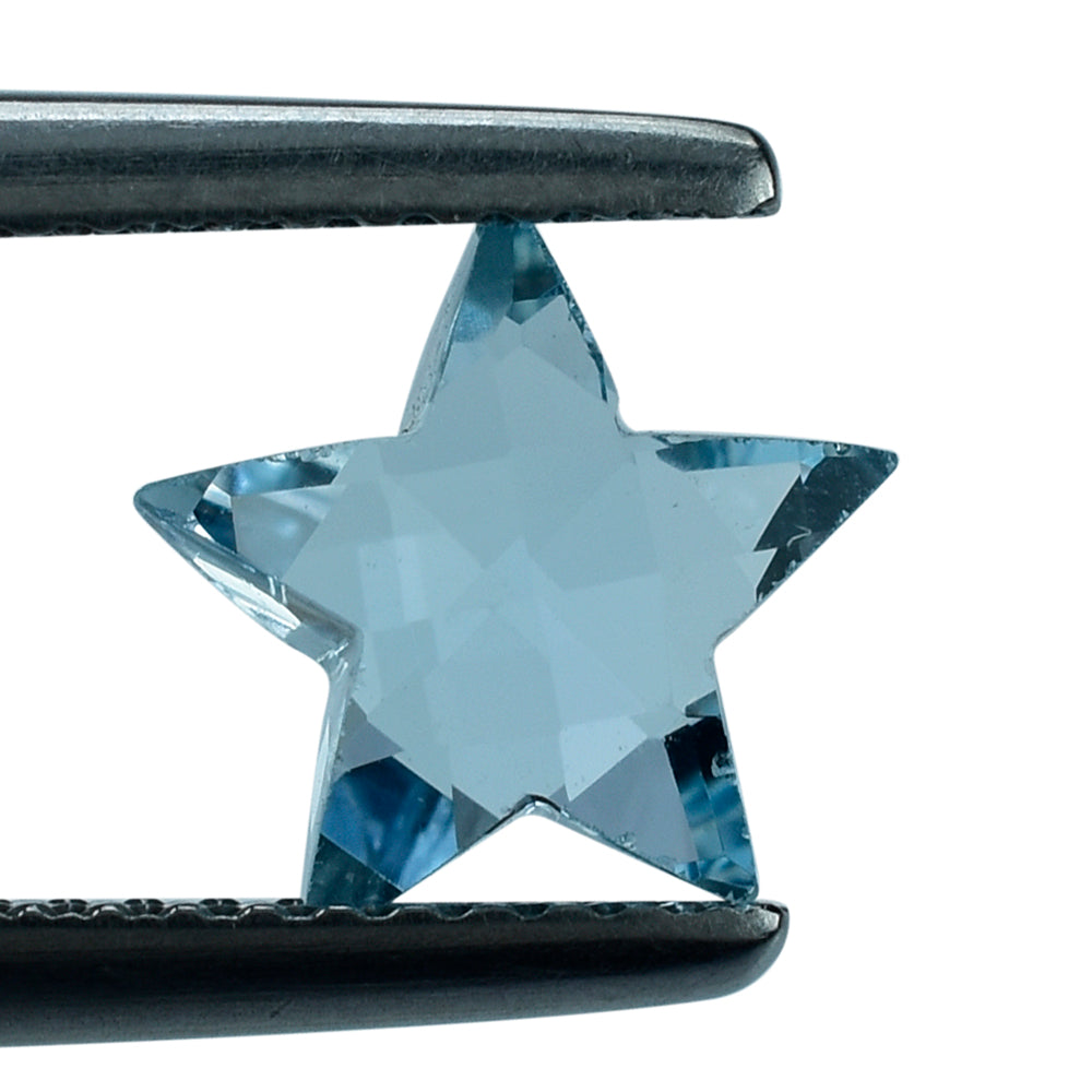 SKY BLUE TOPAZ BRIOLETTE STAR 8MM 1.56 Cts.