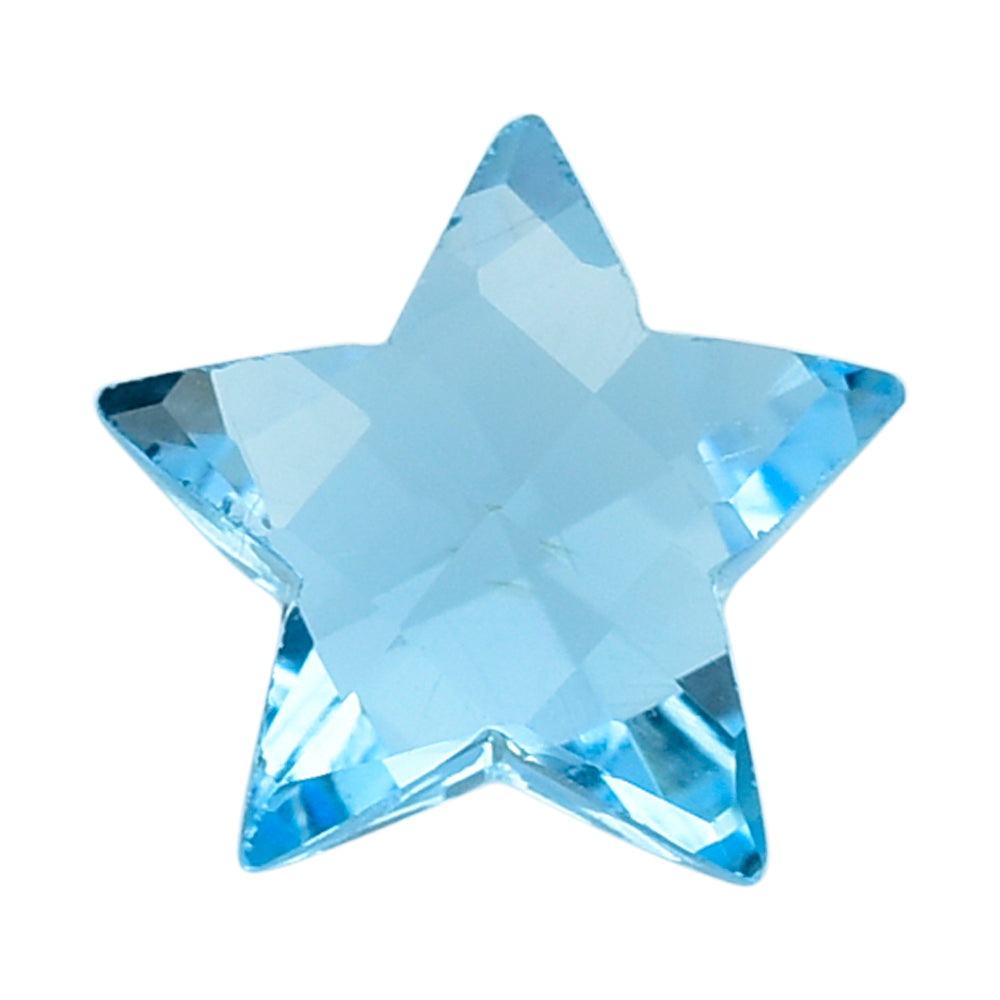 SKY BLUE TOPAZ BRIOLETTE STAR 8MM 1.54 Cts.