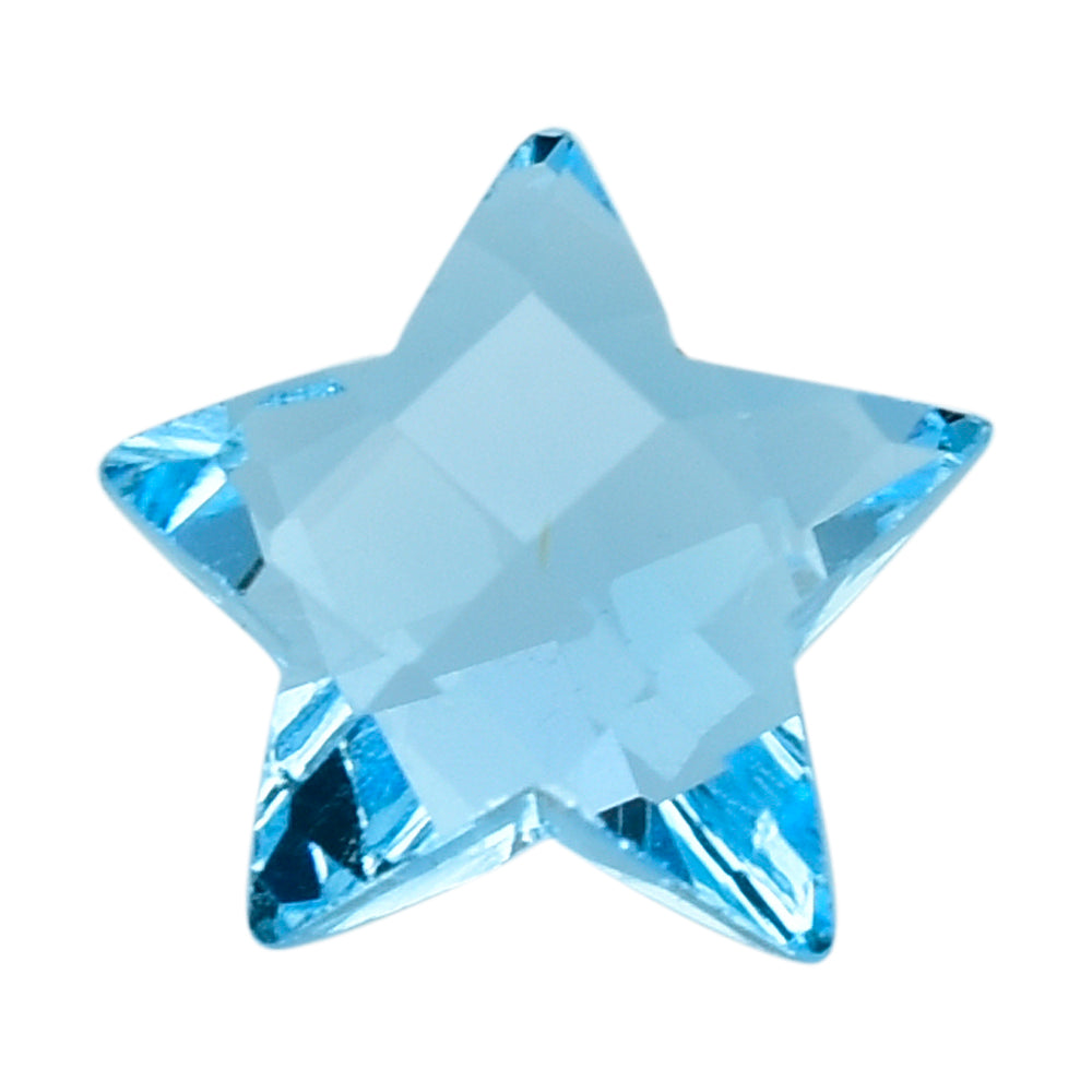SKY BLUE TOPAZ BRIOLETTE STAR 8MM 1.54 Cts.