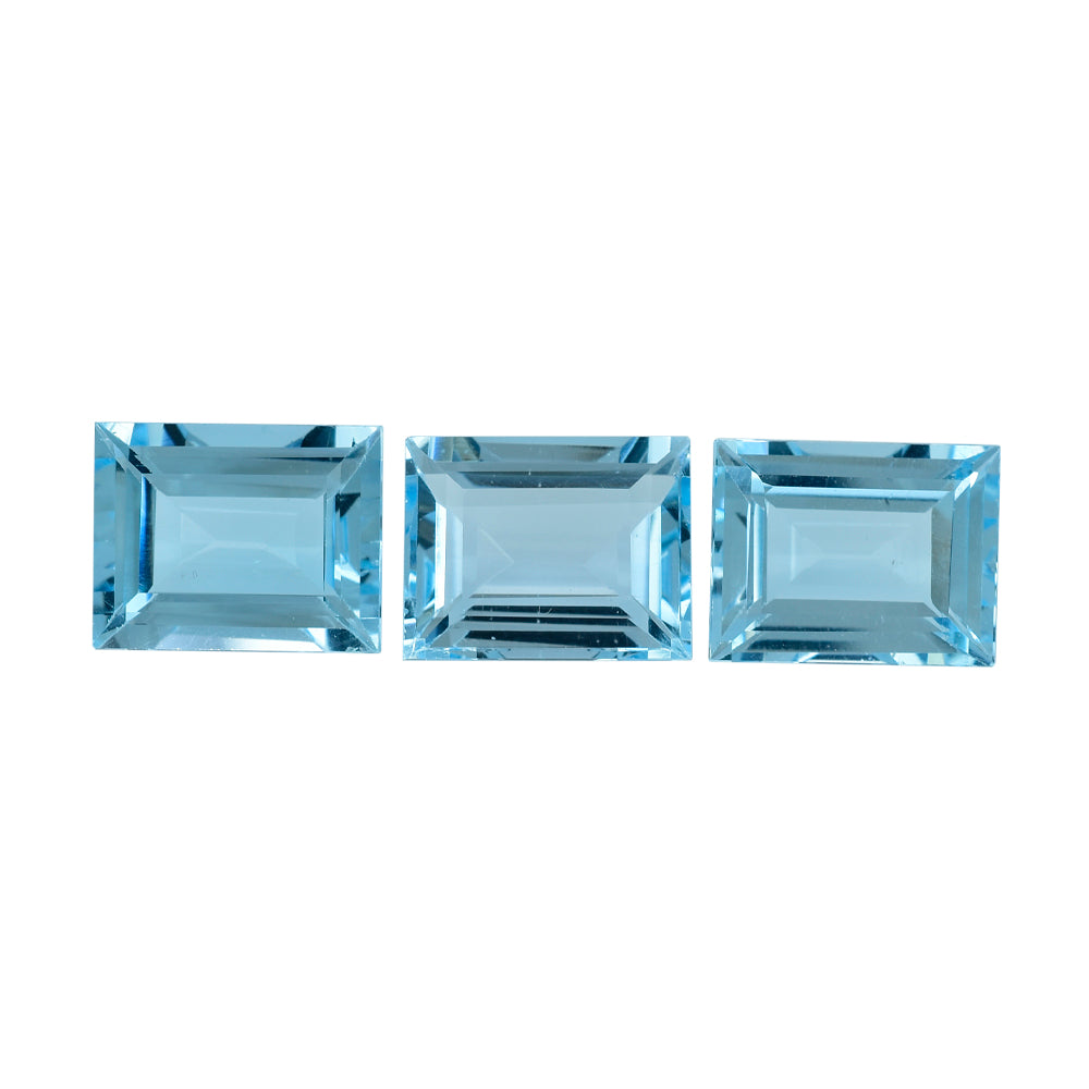 SKY BLUE TOPAZ CUT BAGUETTE 14X11MM 9.92 Cts.
