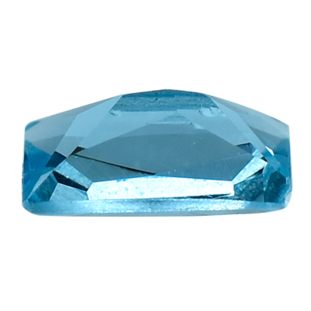 SKY BLUE TOPAZ PRINCESS CUT BAGUETTE FREE SIZE 0.19 Cts.