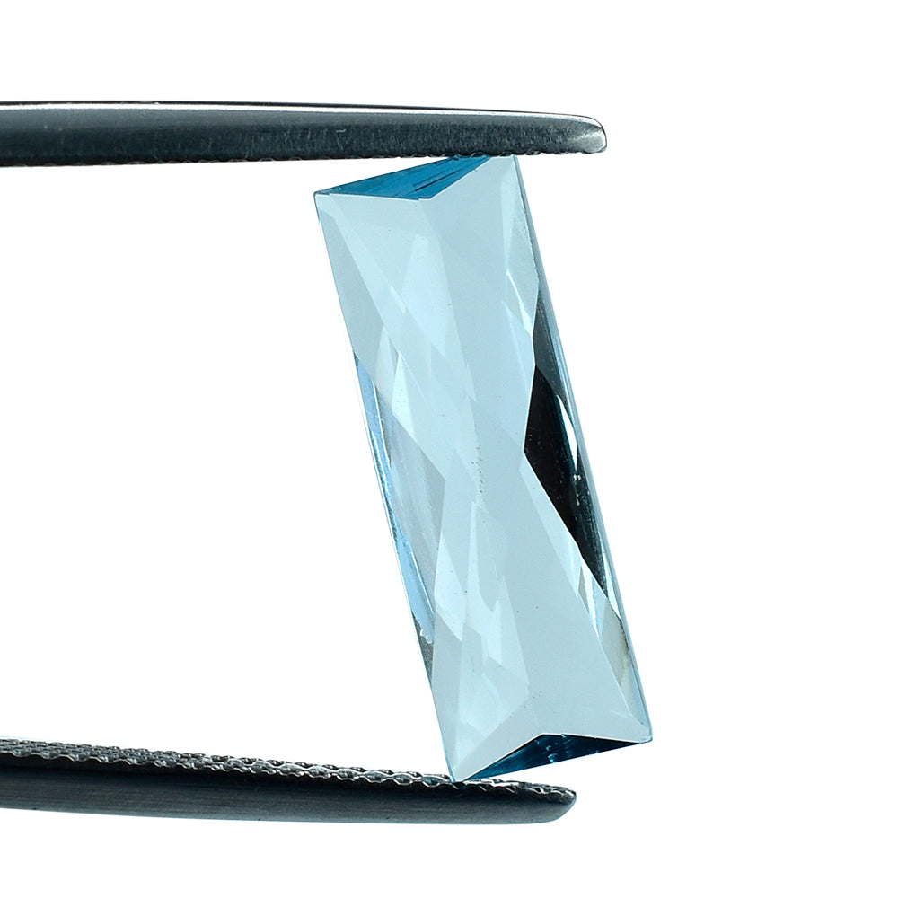 SKY BLUE TOPAZ CHECKER CUT BAGUETTES 18X6MM 4.56 Cts.