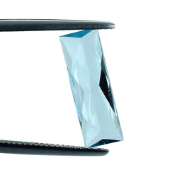 SKY BLUE TOPAZ CHECKER CUT BAGUETTES 18X6MM 4.56 Cts.