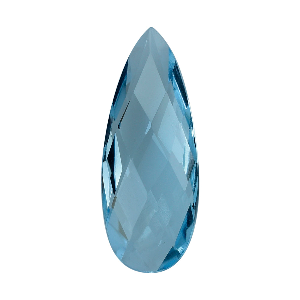 SKY BLUE TOPAZ BRIOLETTE PEAR 18X7MM 4.23 Cts.