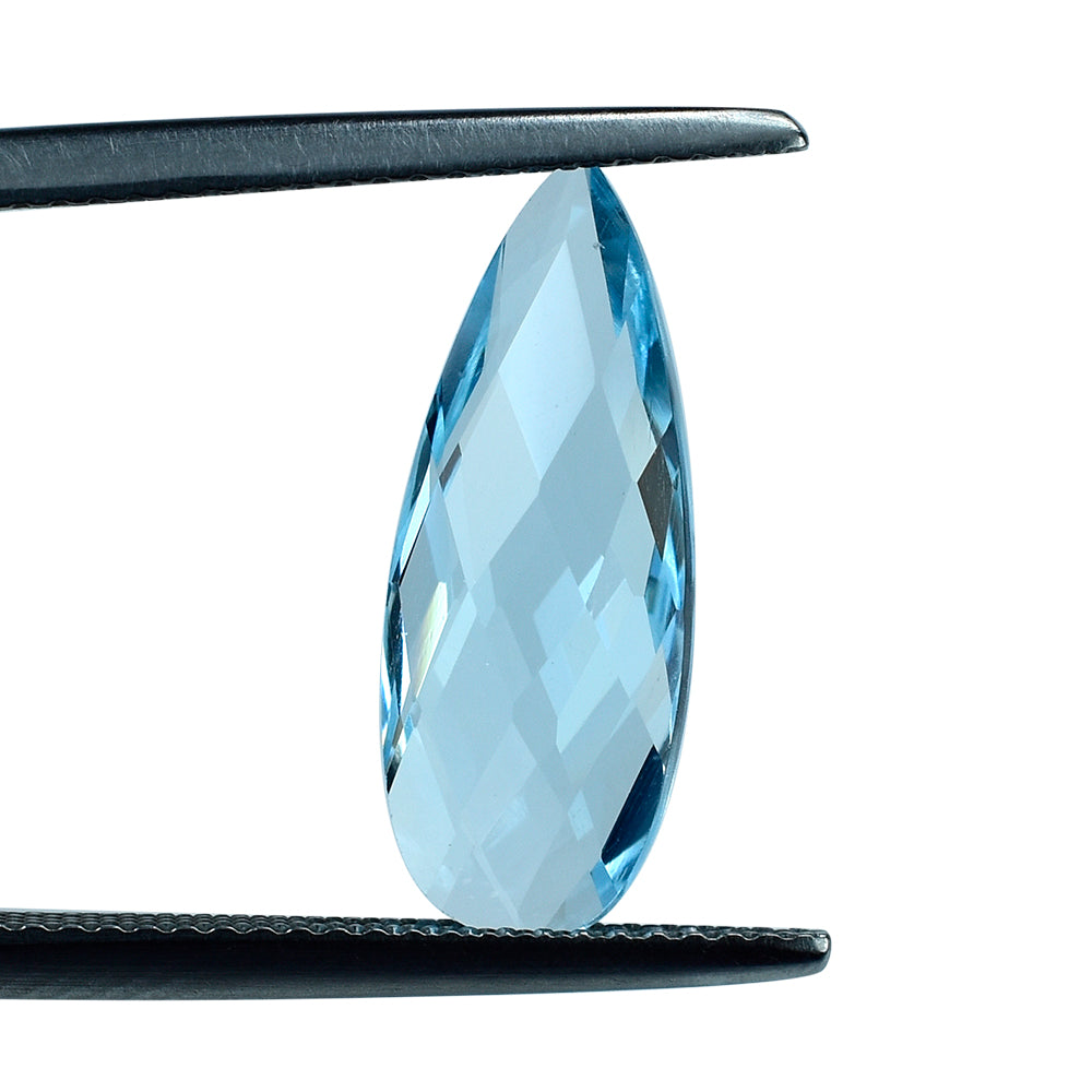 SKY BLUE TOPAZ BRIOLETTE PEAR 18X7MM 4.23 Cts.