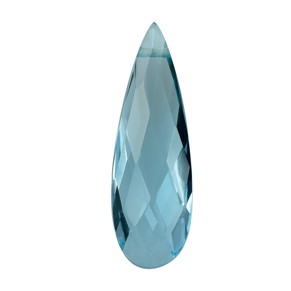 SKY BLUE TOPAZ BRIOLETTE PEAR (FULL DRILL) 24X8MM 8.28 Cts.