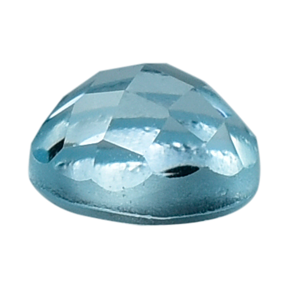 SKY BLUE TOPAZ CHECKER ROUND CAB 3.30MM 0.19 Cts.
