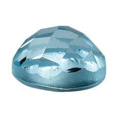 SKY BLUE TOPAZ CHECKER ROUND CAB 3.30MM 0.19 Cts.