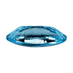 SKY BLUE TOPAZ BUFFTOP CONCAVE BACK MARQUISE 18X9MM 7.01 Cts.