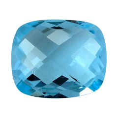 SKY BLUE TOPAZ BRIOLETTE CUSHION 14X12MM 9.13 Cts.