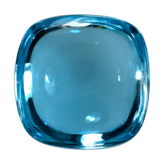 SKY BLUE TOPAZ CUSHION CAB 14MM 16.68 Cts.