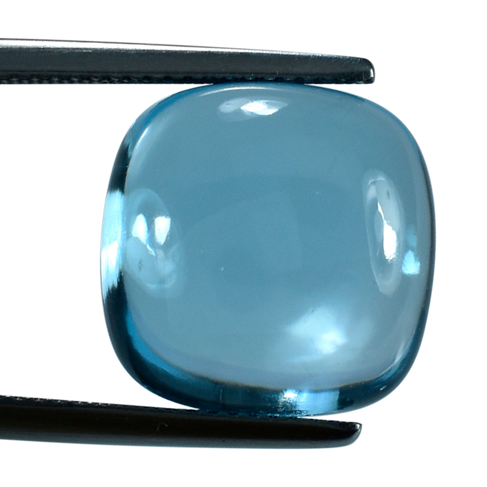 SKY BLUE TOPAZ CUSHION CAB 14MM 16.68 Cts.