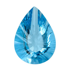 SKY BLUE TOPAZ CONCAVE BRIOLETTE PEAR (DES#14) 18X13MM 10.13 Cts.