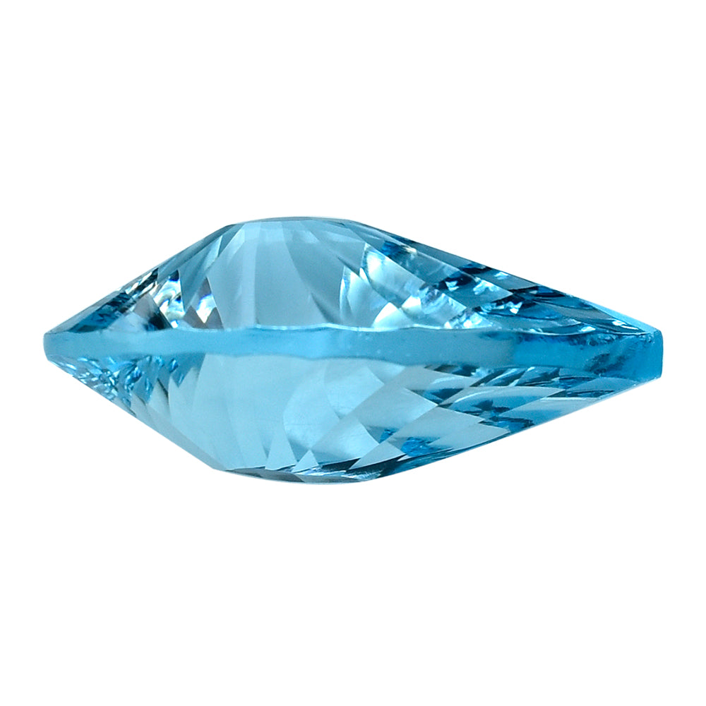 SKY BLUE TOPAZ CONCAVE BRIOLETTE PEAR (DES#14) 18X13MM 10.13 Cts.