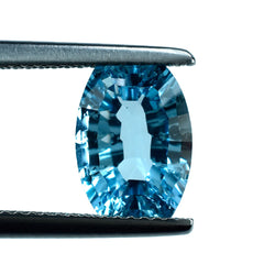 SKY BLUE TOPAZ CONCAVE NARROW BARREL (DES#108) 10X7.50MM 3.49 Cts.