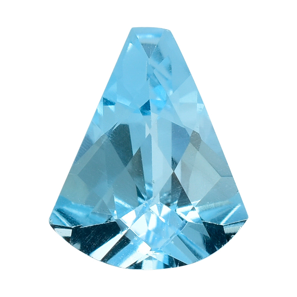 SKY BLUE TOPAZ CHECKER TOP PIE (DES#62) 12X10MM 4.03 Cts.