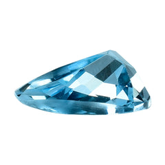 SKY BLUE TOPAZ CHECKER TOP PIE (DES#62) 12X10MM 4.03 Cts.