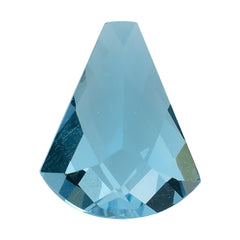 SKY BLUE TOPAZ CHECKER TOP PIE (DES#62) 12X10MM 4.03 Cts.