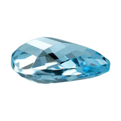 SKY BLUE TOPAZ TWISTED BRIOLETTE PEAR (DES#36) 16X12MM 9.95 Cts.