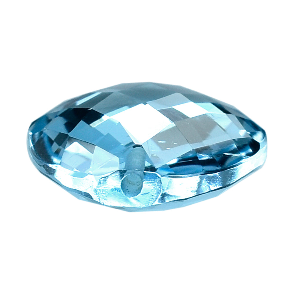 SKY BLUE TOPAZ BRIOLETTE PEAR(HALF DRILL) 20X15MM 16.45 Cts.