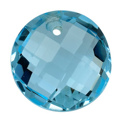 SKY BLUE TOPAZ BRIOLETTE ROUND (FULL DRILL) 12MM 6.69 Cts.