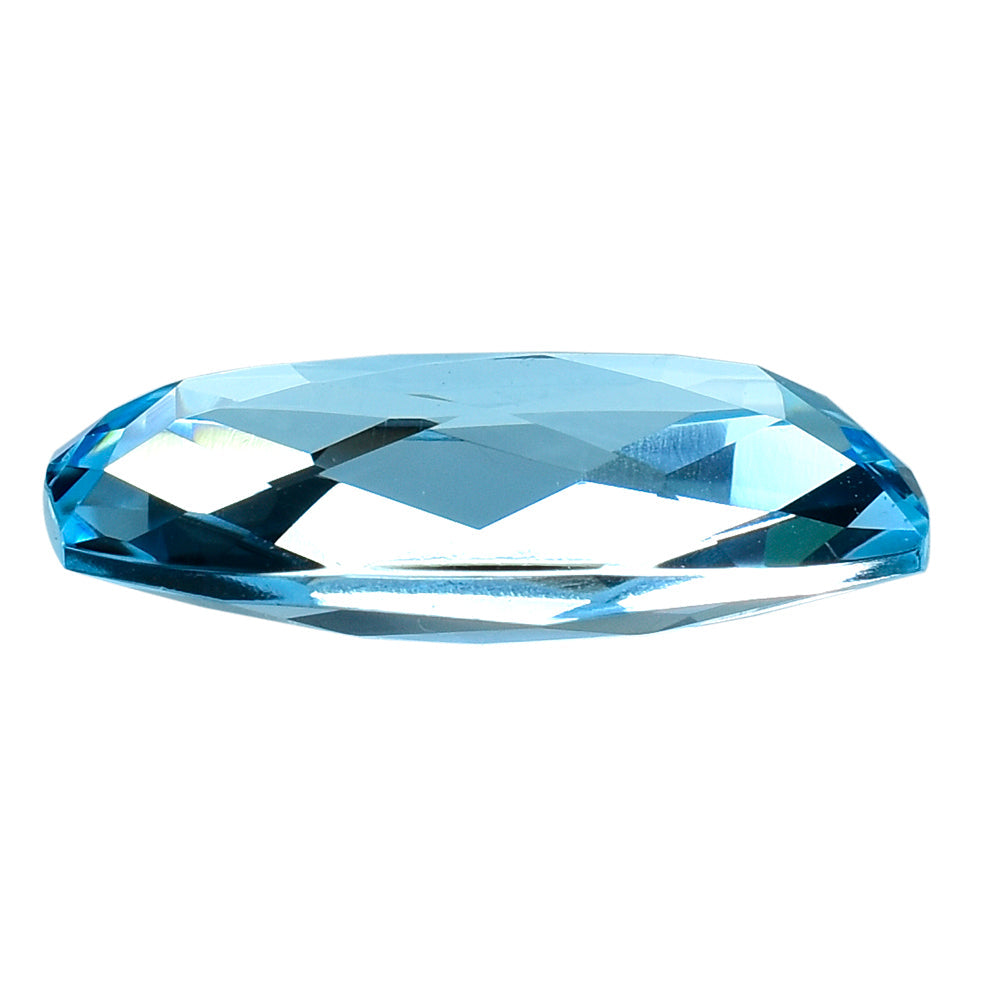 SKY BLUE TOPAZ CHECEKR CUT CUSHION 18X9MM 8.60 Cts.