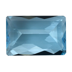 SKY BLUE TOPAZ CHECKER CUT OCTAGON 20X13MM 22.11 Cts.