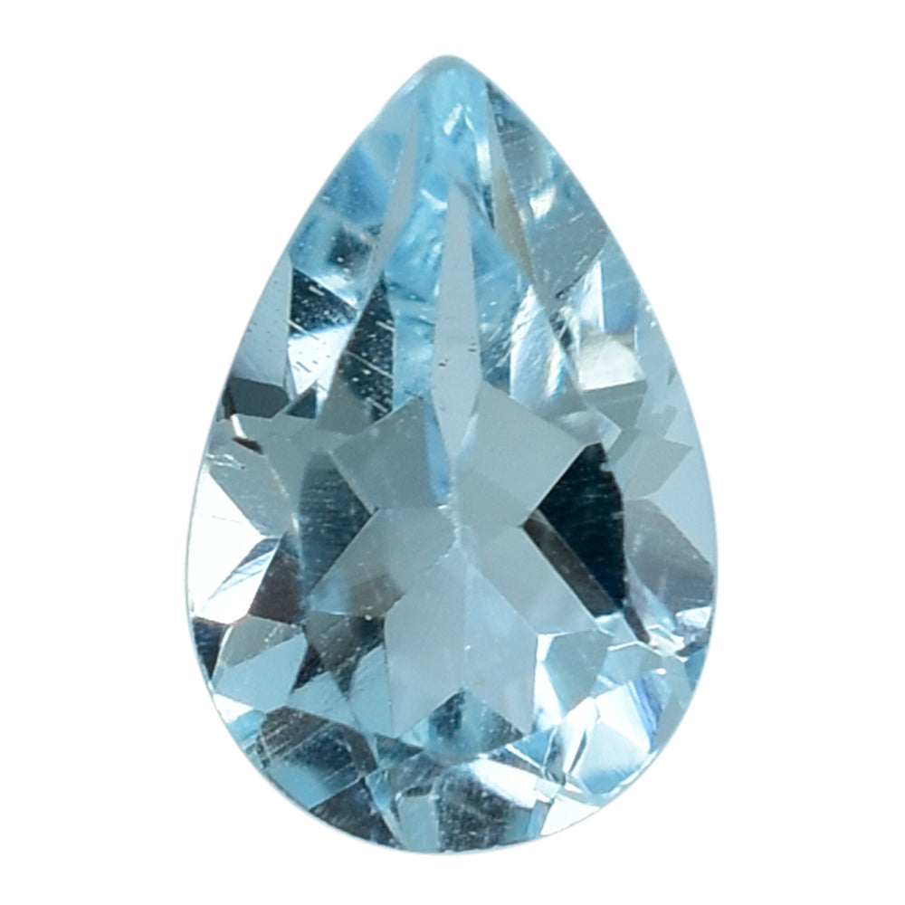 SKY BLUE TOPAZ CUT PEAR 6X4MM 0.47 Cts.