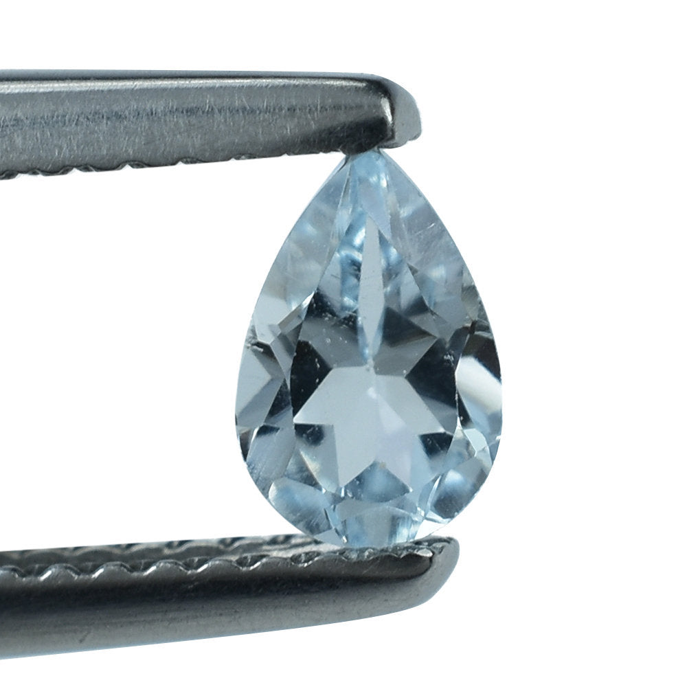 SKY BLUE TOPAZ CUT PEAR 6X4MM 0.47 Cts.