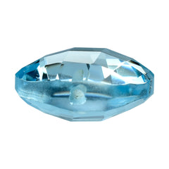 SKY BLUE TOPAZ BRIOLETTE ROUND (HALF DRILL) 12MM 7.55 Cts.