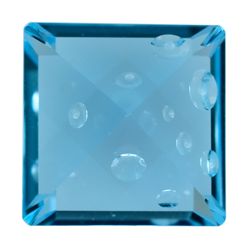 SKY BLUE TOPAZ SUPPER BUBBLE SQUARE - OCTAGON (DES#118) 14MM 14.66 Cts.