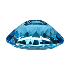 SKY BLUE TOPAZ CONCAVE CUT OVAL 20X15MM 21.51 Cts.