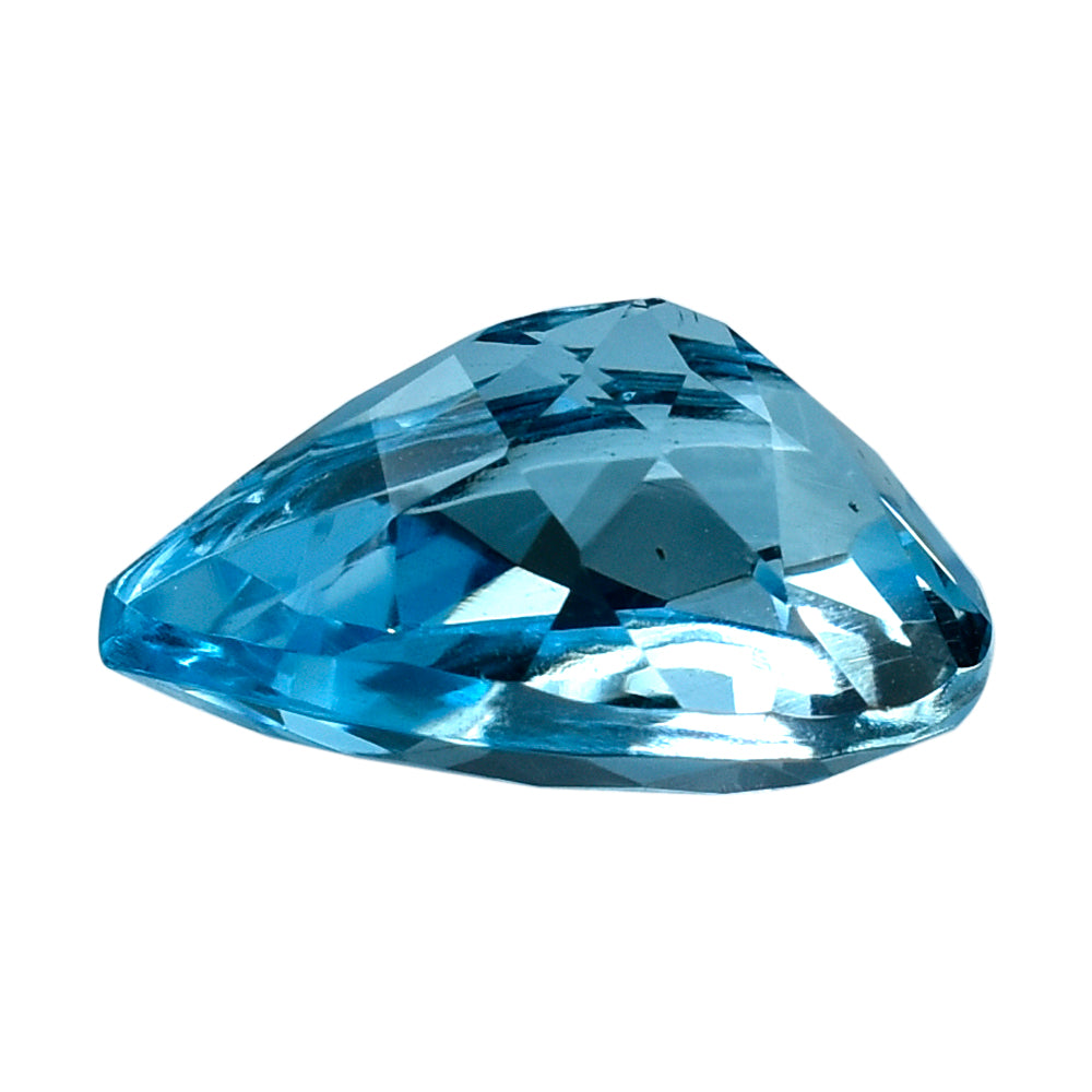 SKY BLUE TOPAZ CUT PEAR 13X9MM 5.18 Cts.