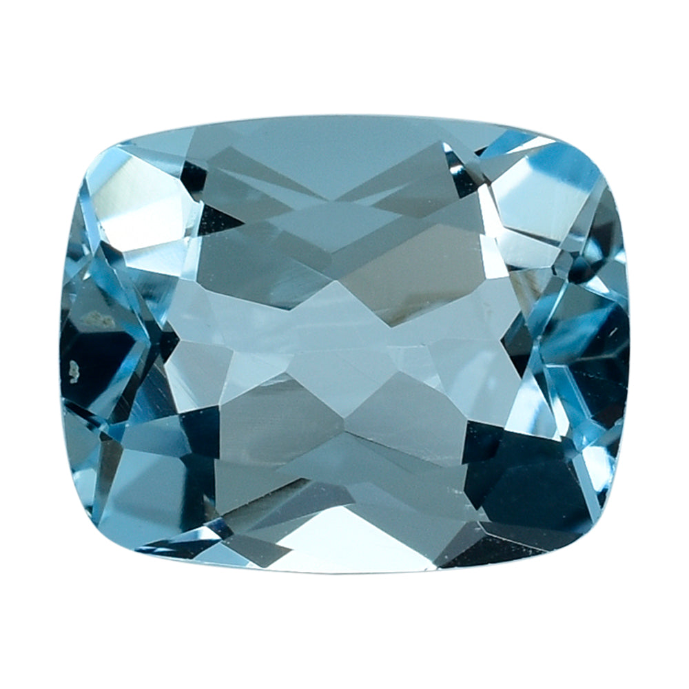 SKY BLUE TOPAZ CUT CUSHION 10X8MM 3.33 Cts.