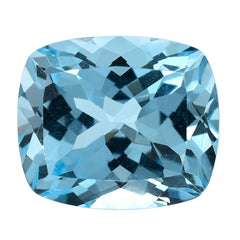 SKY BLUE TOPAZ CUT CUSHION 14X12MM 12.24 Cts.