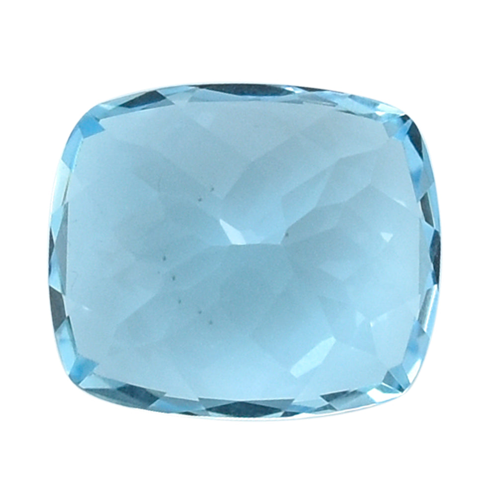 SKY BLUE TOPAZ CUT CUSHION 14X12MM 12.24 Cts.
