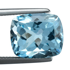 SKY BLUE TOPAZ CUT CUSHION 14X12MM 12.24 Cts.