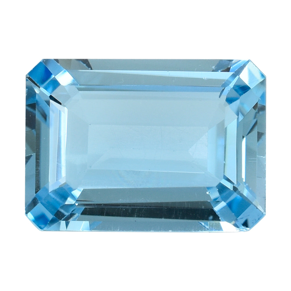 SKY BLUE TOPAZ CUT OCTAGON 13X12MM 8.88 Cts.