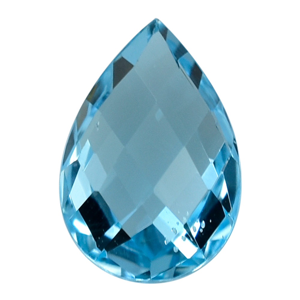 SKY BLUE TOPAZ BRIOLETTE PEAR 9X6MM 1.91 Cts.