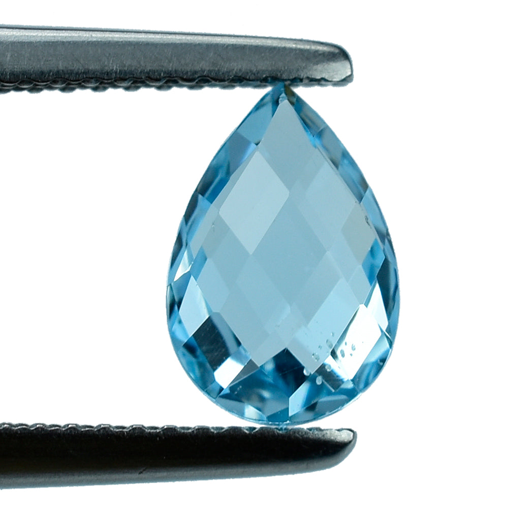 SKY BLUE TOPAZ BRIOLETTE PEAR 9X6MM 1.91 Cts.