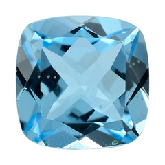 SKY BLUE TOPAZ CUT CUSHION 9MM 4.07 Cts.