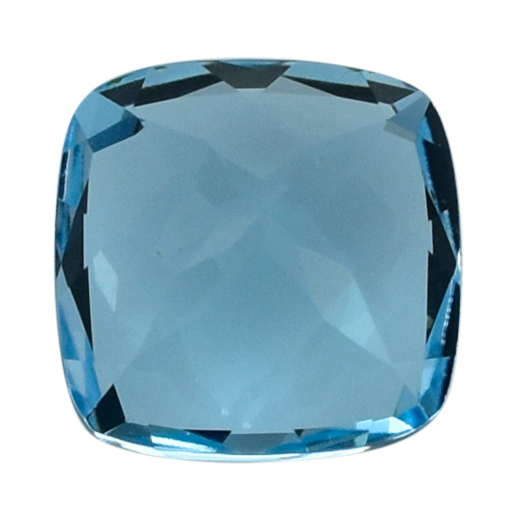 SKY BLUE TOPAZ CUT CUSHION 9MM 4.07 Cts.