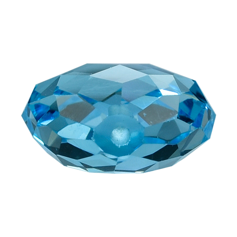 SKY BLUE TOPAZ BRIOLETTE HEART (HALF DRILL) 14.00MM 13.18 Cts.