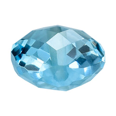 SKY BLUE TOPAZ BRIOLETTE OVAL (FULL DRILL) 12X8MM 3.85 Cts.