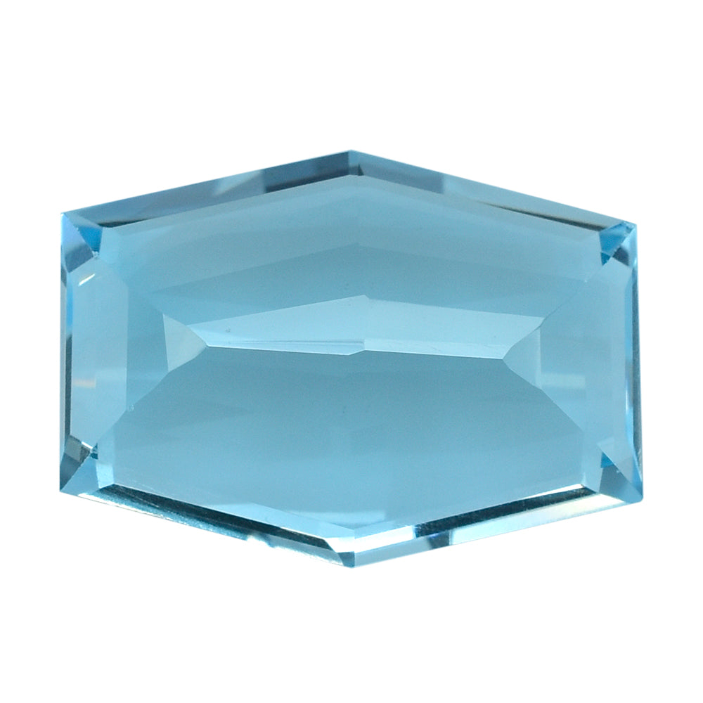 SKY BLUE TOPAZ CUT FANCY SHAPE 18X13MM 15.95 Cts.