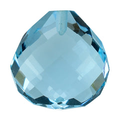 SKY BLUE TOPAZ BRIOLETTE HEART 12.00MM 8.49 Cts.