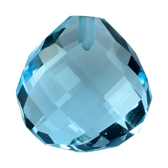 SKY BLUE TOPAZ BRIOLETTE HEART 12.00MM 8.49 Cts.