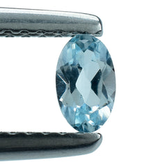 SKY BLUE TOPAZ CUT OVAL 5X3MM 0.26 Cts.