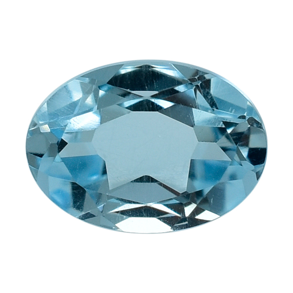 SKY BLUE TOPAZ CUT OVAL (WITH CULET REMOVE) 7X5MM 0.97 Cts.